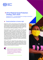 Africa regional social protection strategy, 2021-2025: towards 40 %, a social protection coverage acceleration framework to achieve the SDGs