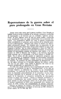 Repercusiones de la guerra sobre el paro prolongado en Gran Bretaña