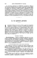 La vie syndicale patronale