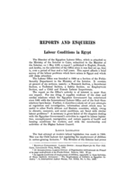 Labour conditions in Egypt
