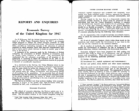 Economic survey of the United Kingdom for 1947