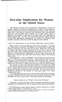 Part-time employment for women in the United States