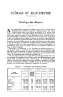 Statistique des chômeurs