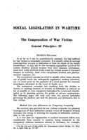 The compensation of war victims general principles: II