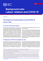 Labour relations and COVID-19: Italy : background note