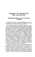 La guerra y los marinos de la flota mercante: III, Organización del bienestar de los marinos en Canadá