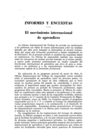 El movimiento internacional de aprendices