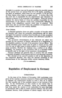 Regulation of employment in Germany