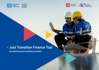 Just transition finance tool for banking and investing activities