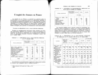 L'emploi des femmes en France
