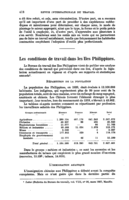 Les conditions de travail dans les Iles Philippines