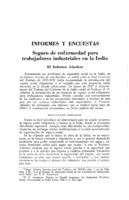 Seguro de enfermedad para trabajadores industriales en la India: el Informe Adarkar 