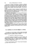 Les conditions du travail indigène au Kénia