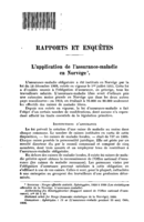L'application de l'assurance-maladie en Norvège