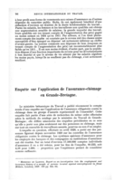 Enquête sur I'application de l'assurance-chômage en Grande-Bretagne