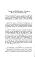 Treaty establishing the European economic community