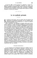 La vie syndicale patronale