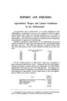 Agricultural wages and labour conditions in the Netherlands