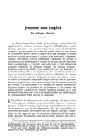 Jeunesse sans emploi: un colloque Africain