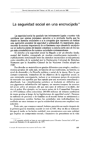 La seguridad social en una encrucijada
