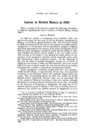 Labour in British Malaya in 1935