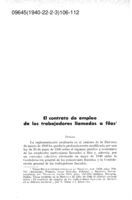 El contrato de empleo de los trabajadores Ilamados a filas: Italia, Rumania, Grecia