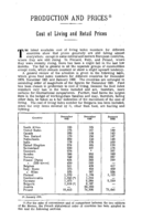 Cost of living and retail prices