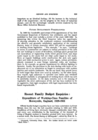 Recent family budget enquiries: expenditure of working-class families of Merseyside, England, 1929-1931