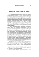 Slavery and forced labour in Liberia