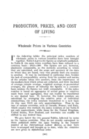 Wholesale prices in various countries