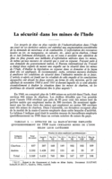 La sécurité dans les mines de l'Inde