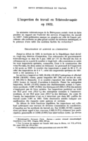 L'inspection du travail en Tchécoslovaquie en 1922