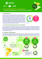 Mid-term independent evaluation of "Win-Win: gender equality means good business"