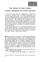 The science of farm labour: scientific management and German agriculture