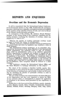 Overtime and the economic depression
