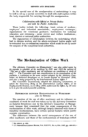 The mechanisation of office work