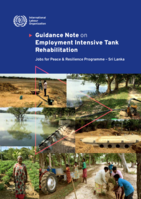 Guidance note on employment intensive tank rehabilitation: jobs for peace & resilience programme : Sri Lanka