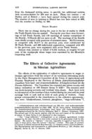 The effects of collective agreements in Silesian agriculture