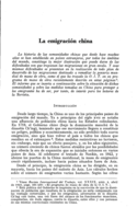 La emigración china
