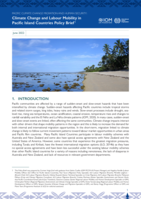 Climate change and labour mobility in Pacific island countries policy brief