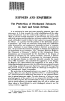 The protection of discharged prisoners in Italy and Great Britain