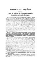 Projet de réforme de l'assurance-maladie-invalidité en Grande-Bretagne