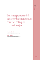 Les enseignements tirés des accords commerciaux pour des politiques de transition juste