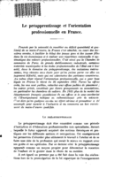 Le préapprentissage et l'orientation professionnelle en France