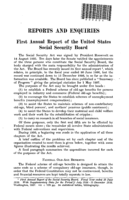 First annual report of the United States Social Security Board