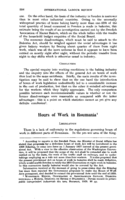 Hours of work in Roumania