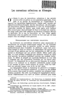 Les convention collectives en Allemagne