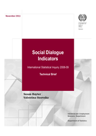Social dialogue indicators: international statistical inquiry 2008-09, technical brief