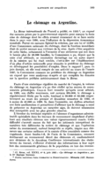 Le chômage en Argentine