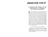 La duración del trabajo y de los descansos de los conductores de vehículos automóviles